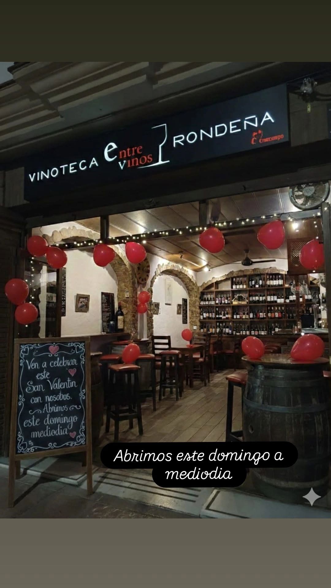 Fachada de Vinoteca Entrevinos
